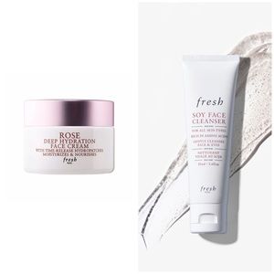 fresh Soy Face Cleanser & Rose Hydration Cream